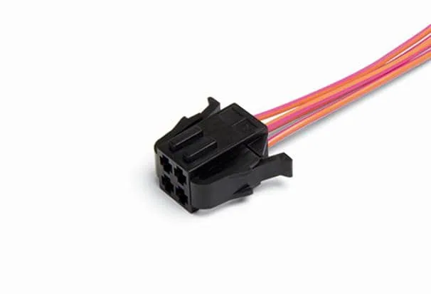 Разъем 19296201 (4pin) 4 контакта к мотор-редуктору заднего стекла, к датчику стоп-сигнала для Lada (ВАЗ).