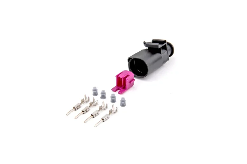 Разъем 7L0973812 (4pin) 4 контакта жгута моторного отсека для Audi, Seat, Skoda, Volkswagen.